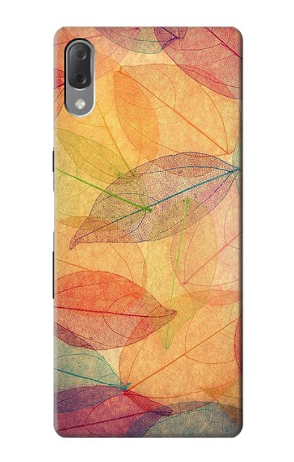 S3686 Fall Season Leaf Autumn Hülle Schutzhülle Taschen für Sony Xperia L3