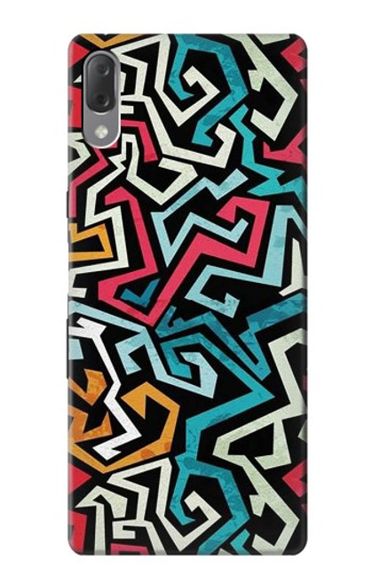 S3712 Pop Art Pattern Hülle Schutzhülle Taschen für Sony Xperia L3