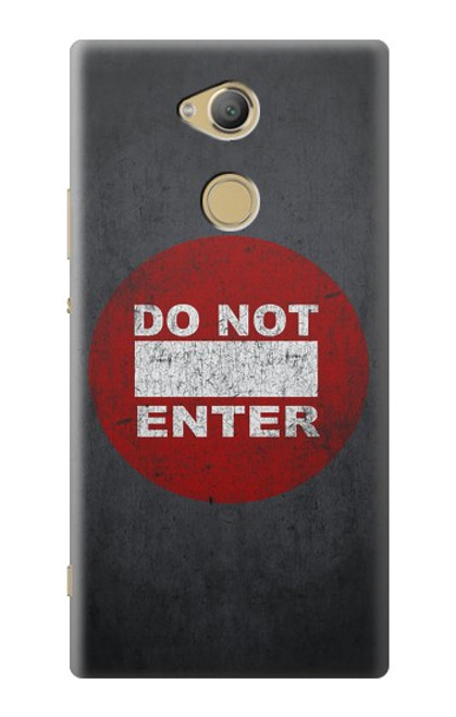 S3683 Do Not Enter Hülle Schutzhülle Taschen für Sony Xperia XA2 Ultra