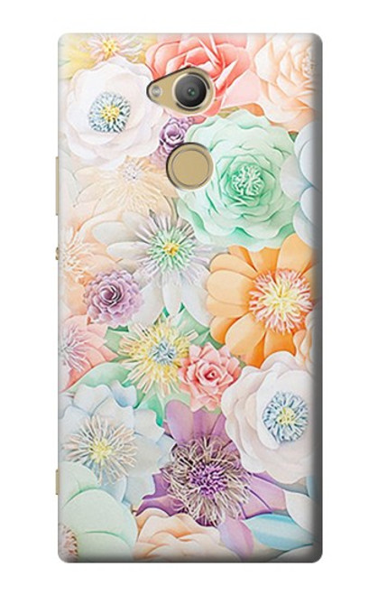 S3705 Pastel Floral Flower Hülle Schutzhülle Taschen für Sony Xperia XA2 Ultra