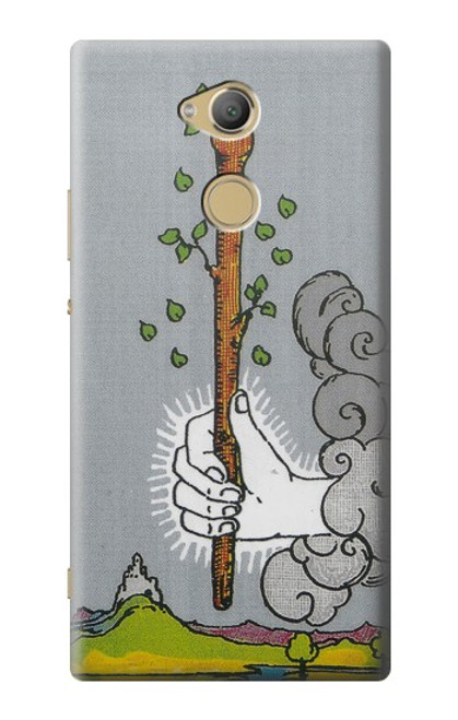S3723 Tarot Card Age of Wands Hülle Schutzhülle Taschen für Sony Xperia XA2 Ultra
