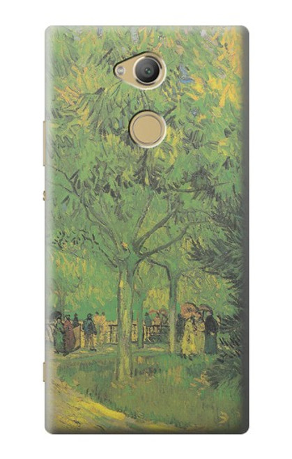 S3748 Van Gogh A Lane in a Public Garden Hülle Schutzhülle Taschen für Sony Xperia XA2 Ultra