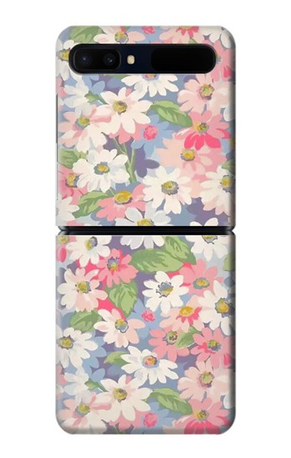 S3688 Floral Flower Art Pattern Hülle Schutzhülle Taschen für Samsung Galaxy Z Flip 5G