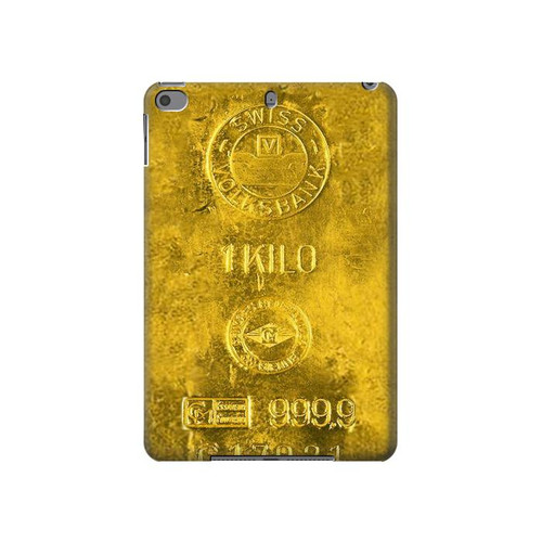 S2618 One Kilo Gold Bar Hülle Schutzhülle Taschen für iPad mini 4, iPad mini 5, iPad mini 5 (2019)
