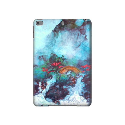 S2724 White Dragon Pool Lui Haisu Hülle Schutzhülle Taschen für iPad mini 4, iPad mini 5, iPad mini 5 (2019)