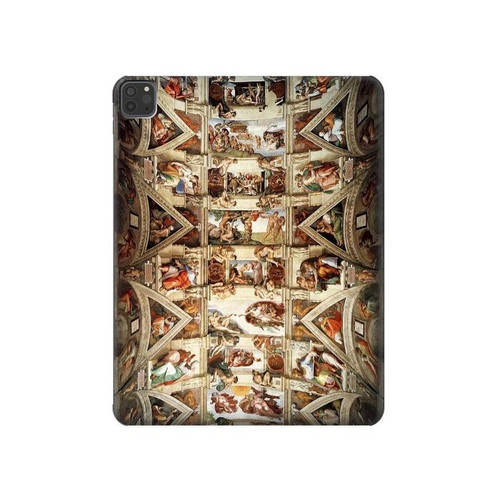 S0177 Michelangelo Chapel ceiling Hülle Schutzhülle Taschen für iPad Pro 11 (2021,2020,2018, 3rd, 2nd, 1st)