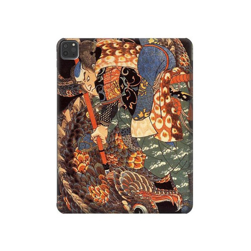 S0914 Ronin Miyamoto Musashi Hülle Schutzhülle Taschen für iPad Pro 11 (2021,2020,2018, 3rd, 2nd, 1st)