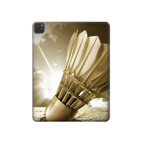 S0979 Badminton Sport Art Hülle Schutzhülle Taschen für iPad Pro 11 (2021,2020,2018, 3rd, 2nd, 1st)