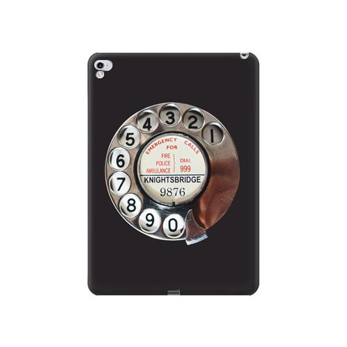 S0059 Retro Rotary Phone Dial On Hülle Schutzhülle Taschen für iPad Pro 12.9 (2015,2017)