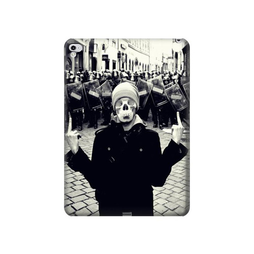 S1108 Skull Mask Man Protester Hülle Schutzhülle Taschen für iPad Pro 12.9 (2015,2017)
