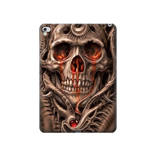 S1675 Skull Blood Tattoo Hülle Schutzhülle Taschen für iPad Pro 12.9 (2015,2017)