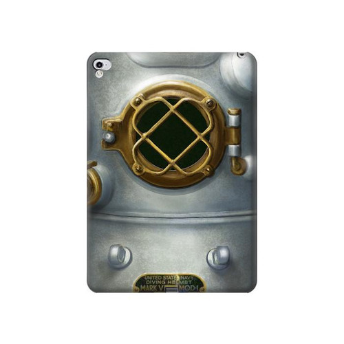 S2646 Vintage Deep Sea Diver Helmet Hülle Schutzhülle Taschen für iPad Pro 12.9 (2015,2017)