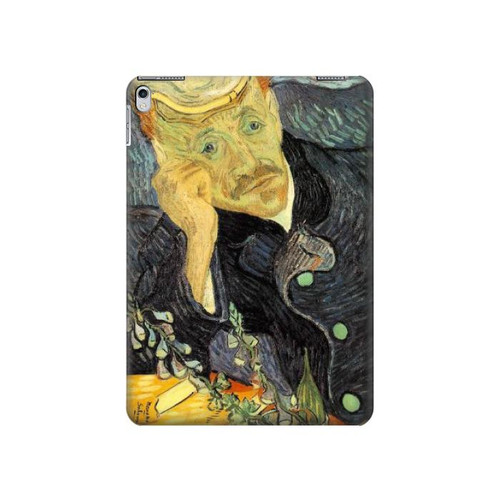 S0212 Van Gogh Portrait of Dr. Gachet Hülle Schutzhülle Taschen für iPad 9.7 (2017,2018), iPad 6, iPad 5