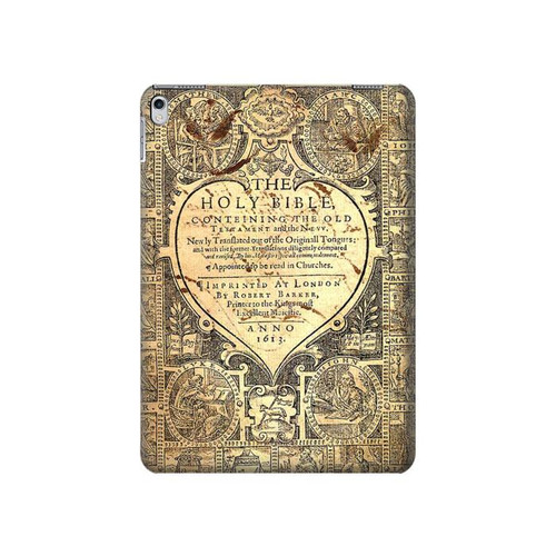 S0330 Bible Page Hülle Schutzhülle Taschen für iPad 9.7 (2017,2018), iPad 6, iPad 5