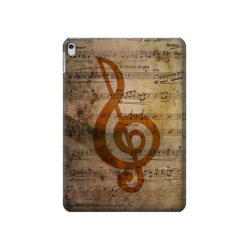 S2368 Sheet Music Notes Hülle Schutzhülle Taschen für iPad 9.7 (2017,2018), iPad 6, iPad 5