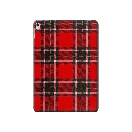S2374 Tartan Red Pattern Hülle Schutzhülle Taschen für iPad 9.7 (2017,2018), iPad 6, iPad 5