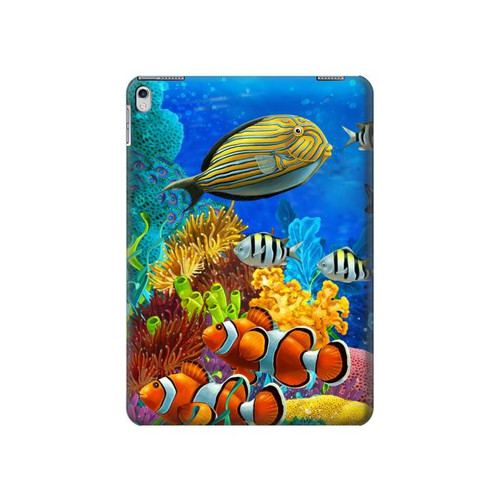 S2568 Sea Seabed Fish Corals Underwater Ocean Hülle Schutzhülle Taschen für iPad 9.7 (2017,2018), iPad 6, iPad 5