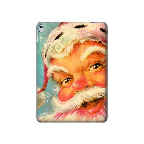 S2840 Christmas Vintage Santa Hülle Schutzhülle Taschen für iPad 9.7 (2017,2018), iPad 6, iPad 5