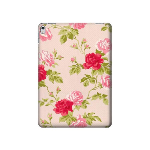 S3037 Pretty Rose Cottage Flora Hülle Schutzhülle Taschen für iPad 9.7 (2017,2018), iPad 6, iPad 5