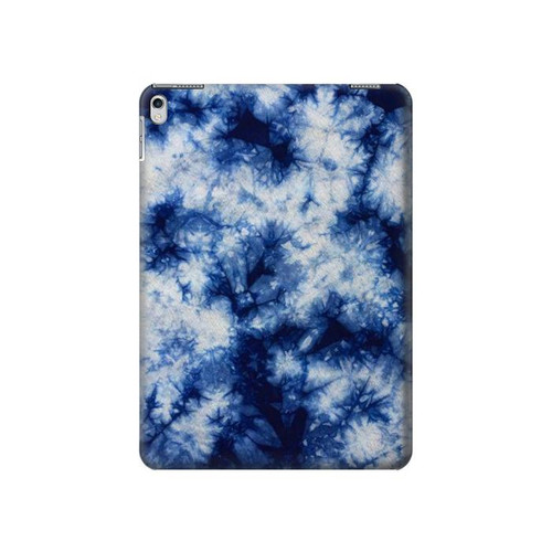 S3439 Fabric Indigo Tie Dye Hülle Schutzhülle Taschen für iPad 9.7 (2017,2018), iPad 6, iPad 5