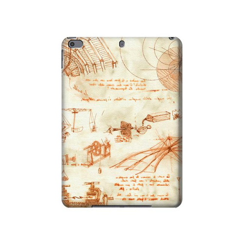 S0566 Technical Drawing Da Vinci Hülle Schutzhülle Taschen für iPad Pro 10.5, iPad Air (2019, 3rd)