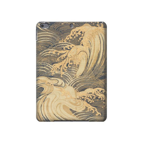 S2680 Japan Art Obi With Stylized Waves Hülle Schutzhülle Taschen für iPad Pro 10.5, iPad Air (2019, 3rd)