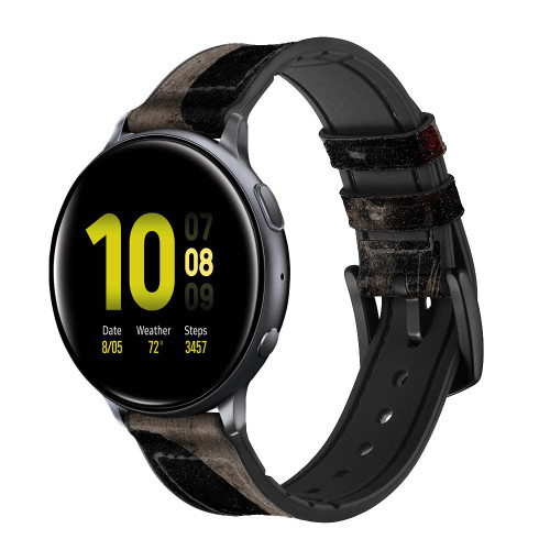 CA0796 Boxing Smart Watch Armband aus Leder und Silikon für Samsung Galaxy Watch, Gear, Active
