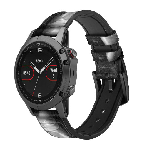 CA0177 Ballet Pointe Shoe Smart Watch Armband aus Leder und Silikon für Garmin Smartwatch