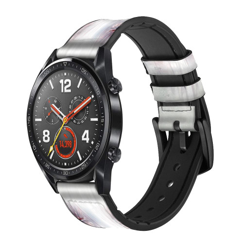 CA0115 Horror Face Smart Watch Armband aus Leder und Silikon für Wristwatch Smartwatch