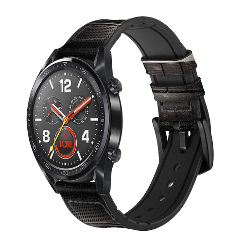 CA0793 Vintage Cassette Player Smart Watch Armband aus Leder und Silikon für Wristwatch Smartwatch
