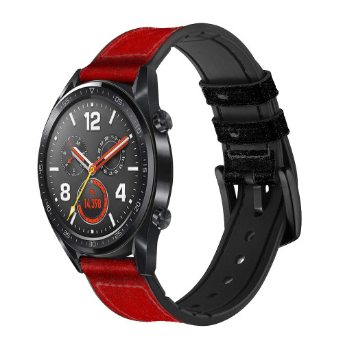 CA0802 Deer Sunset Smart Watch Armband aus Leder und Silikon für Wristwatch Smartwatch