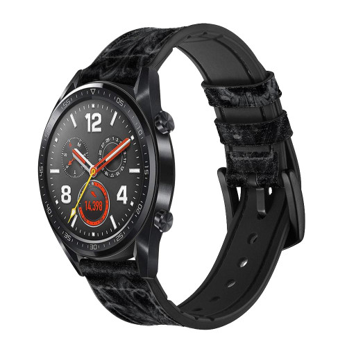CA0841 Dark Gothic Lion Smart Watch Armband aus Leder und Silikon für Wristwatch Smartwatch