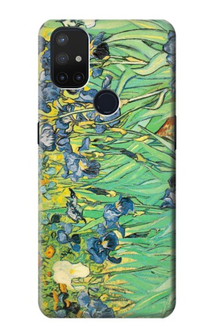 S0210 Van Gogh Irises Hülle Schutzhülle Taschen für OnePlus Nord N10 5G