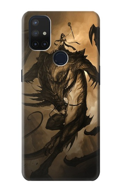 S0388 Dragon Rider Hülle Schutzhülle Taschen für OnePlus Nord N10 5G