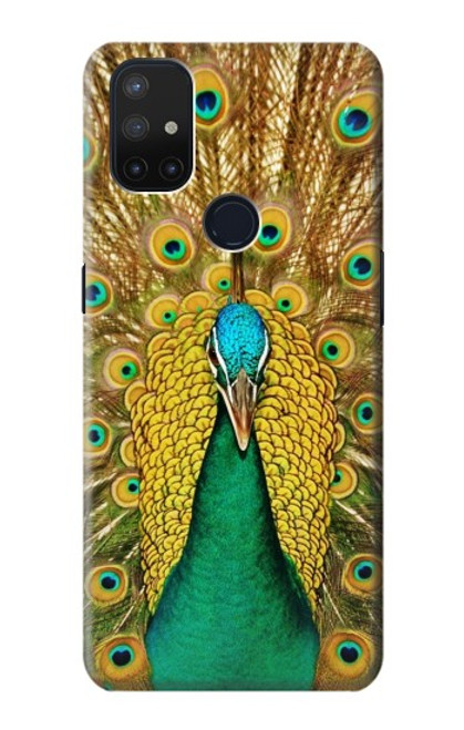 S0513 Peacock Hülle Schutzhülle Taschen für OnePlus Nord N10 5G