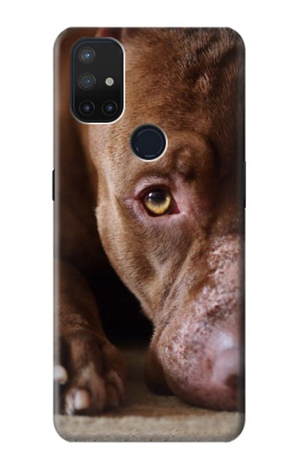 S0519 PitBull Face Hülle Schutzhülle Taschen für OnePlus Nord N10 5G
