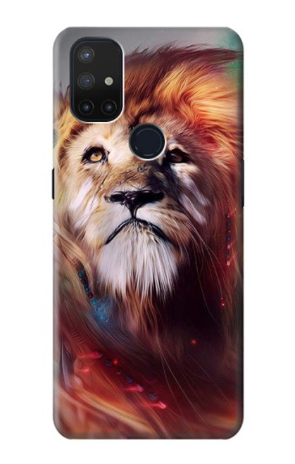 S0691 Leo Paint Hülle Schutzhülle Taschen für OnePlus Nord N10 5G