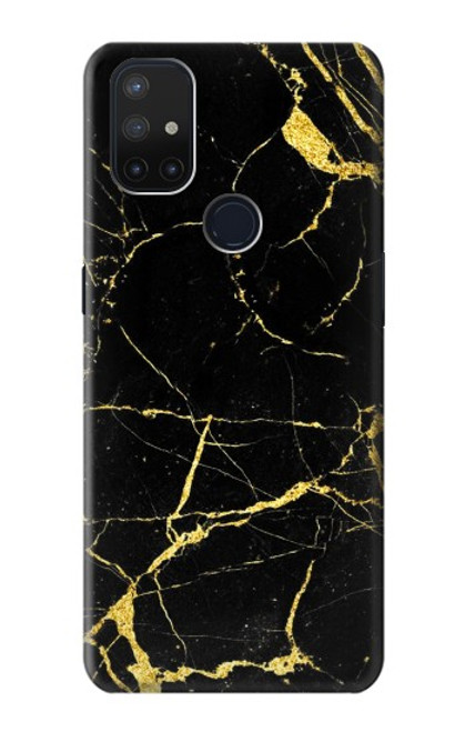 S2896 Gold Marble Graphic Printed Hülle Schutzhülle Taschen für OnePlus Nord N10 5G