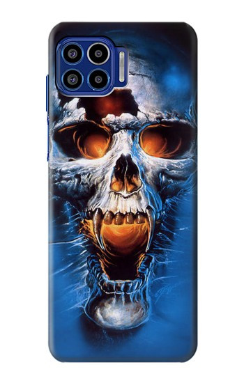S1462 Vampire Skull Hülle Schutzhülle Taschen für Motorola One 5G