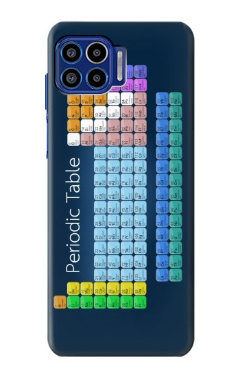 S1847 Periodic Table Hülle Schutzhülle Taschen für Motorola One 5G