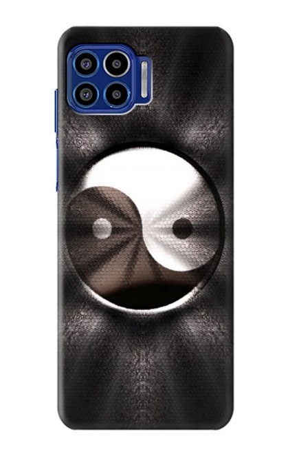 S3241 Yin Yang Symbol Hülle Schutzhülle Taschen für Motorola One 5G