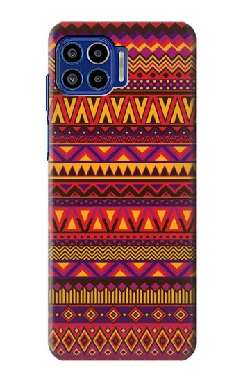 S3404 Aztecs Pattern Hülle Schutzhülle Taschen für Motorola One 5G