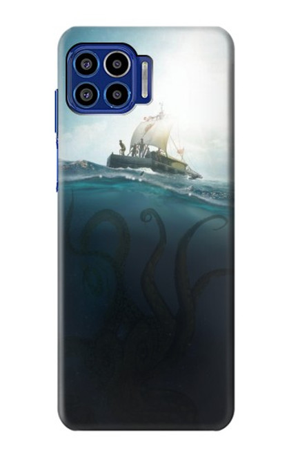 S3540 Giant Octopus Hülle Schutzhülle Taschen für Motorola One 5G
