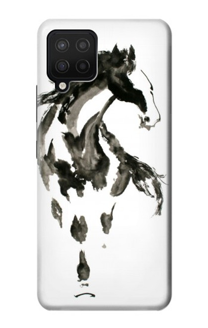 S1031 Horse Paintbrush Hülle Schutzhülle Taschen für Samsung Galaxy A42 5G