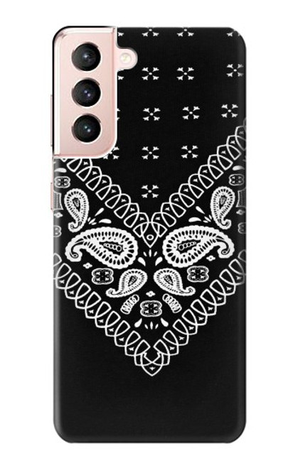 S3363 Bandana Black Pattern Hülle Schutzhülle Taschen für Samsung Galaxy S21 5G