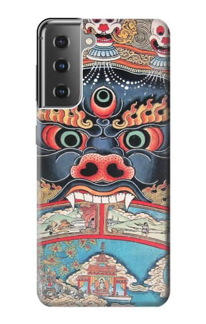 S0572 Tibet Art Hülle Schutzhülle Taschen für Samsung Galaxy S21 Plus 5G, Galaxy S21+ 5G