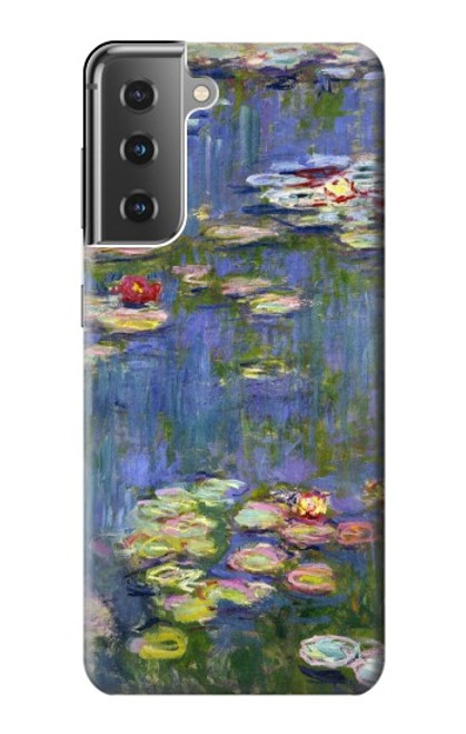S0997 Claude Monet Water Lilies Hülle Schutzhülle Taschen für Samsung Galaxy S21 Plus 5G, Galaxy S21+ 5G