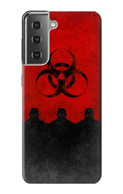 S2917 Biohazards Virus Red Alert Hülle Schutzhülle Taschen für Samsung Galaxy S21 Plus 5G, Galaxy S21+ 5G