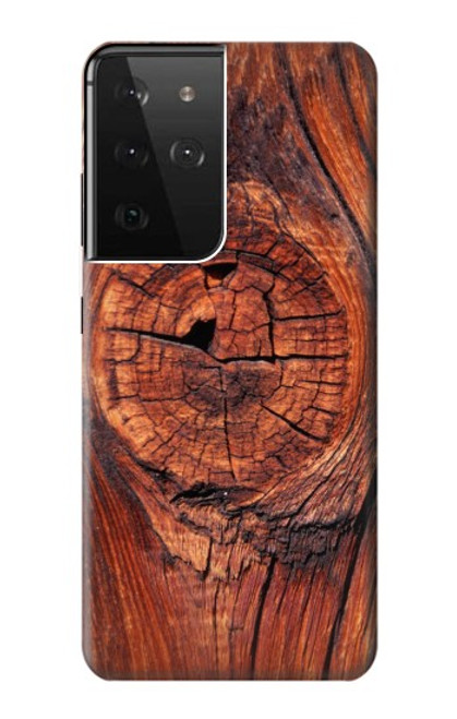 S0603 Wood Graphic Printed Hülle Schutzhülle Taschen für Samsung Galaxy S21 Ultra 5G