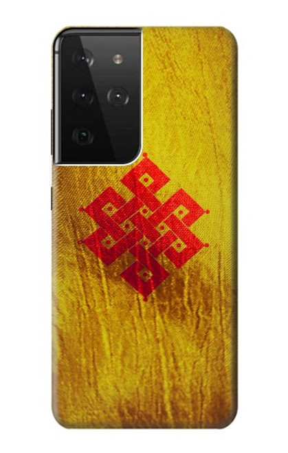 S2318 Eternal Knot Buddhist Spiritual Meditation Hülle Schutzhülle Taschen für Samsung Galaxy S21 Ultra 5G